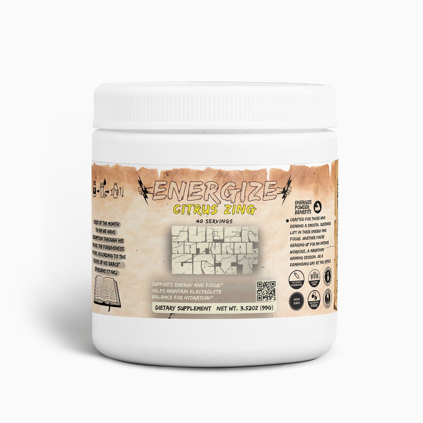 Energy Powder (Citrus Zing)