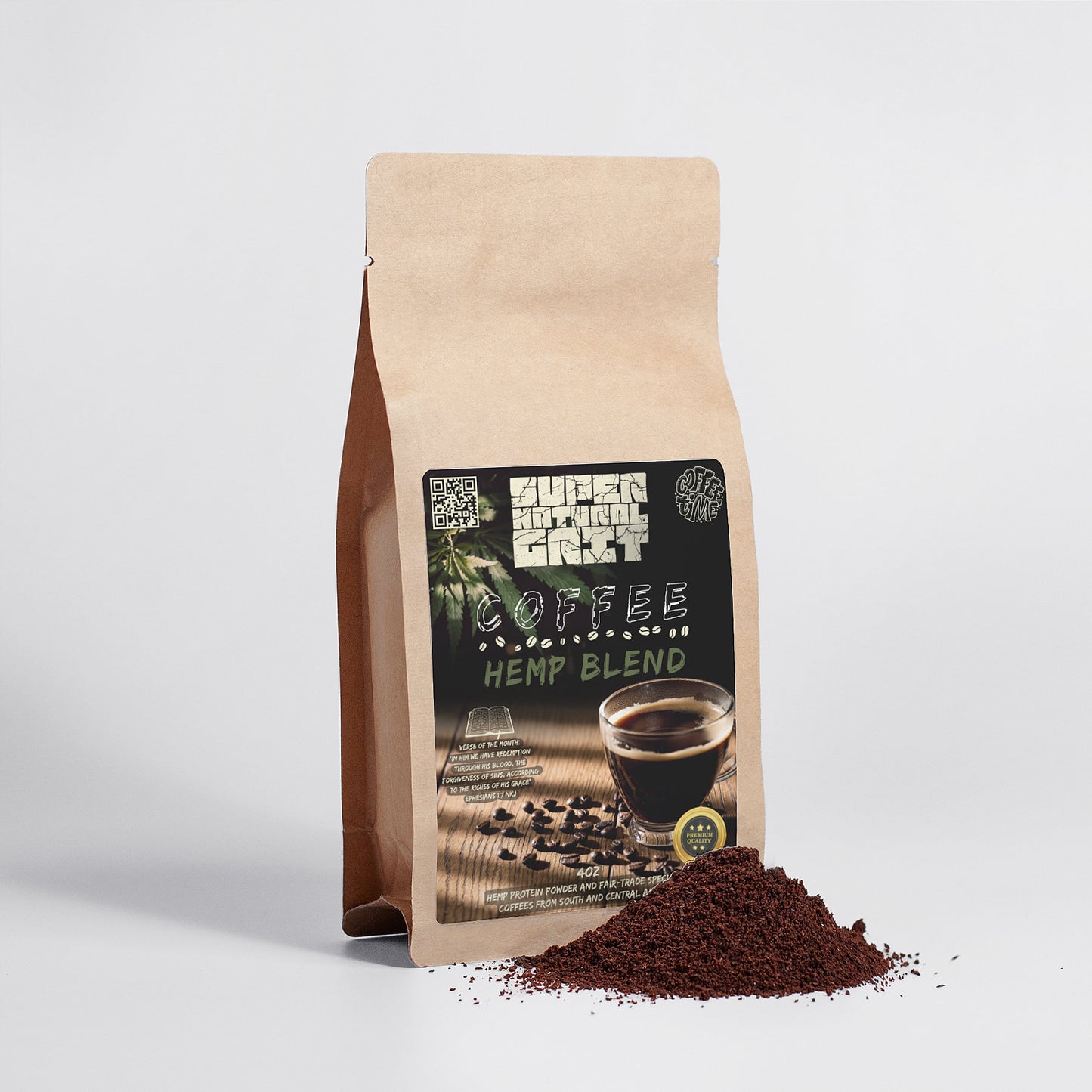 Hemp Coffee Blend - Medium Roast 4oz