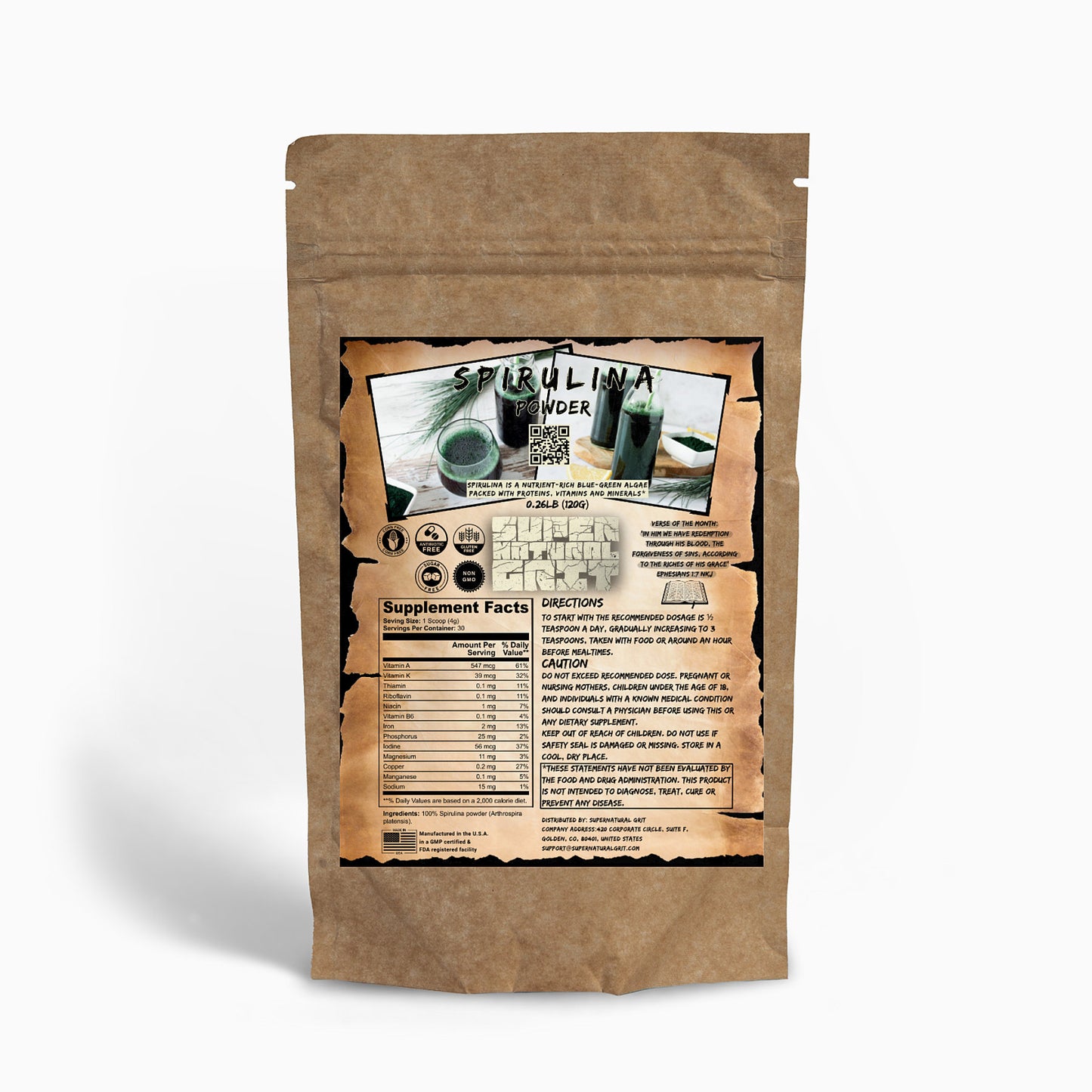 Organic Spirulina Powder