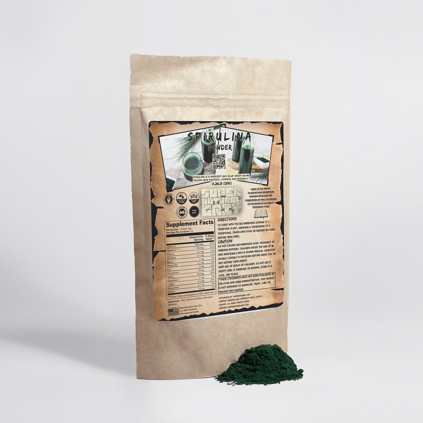 Organic Spirulina Powder