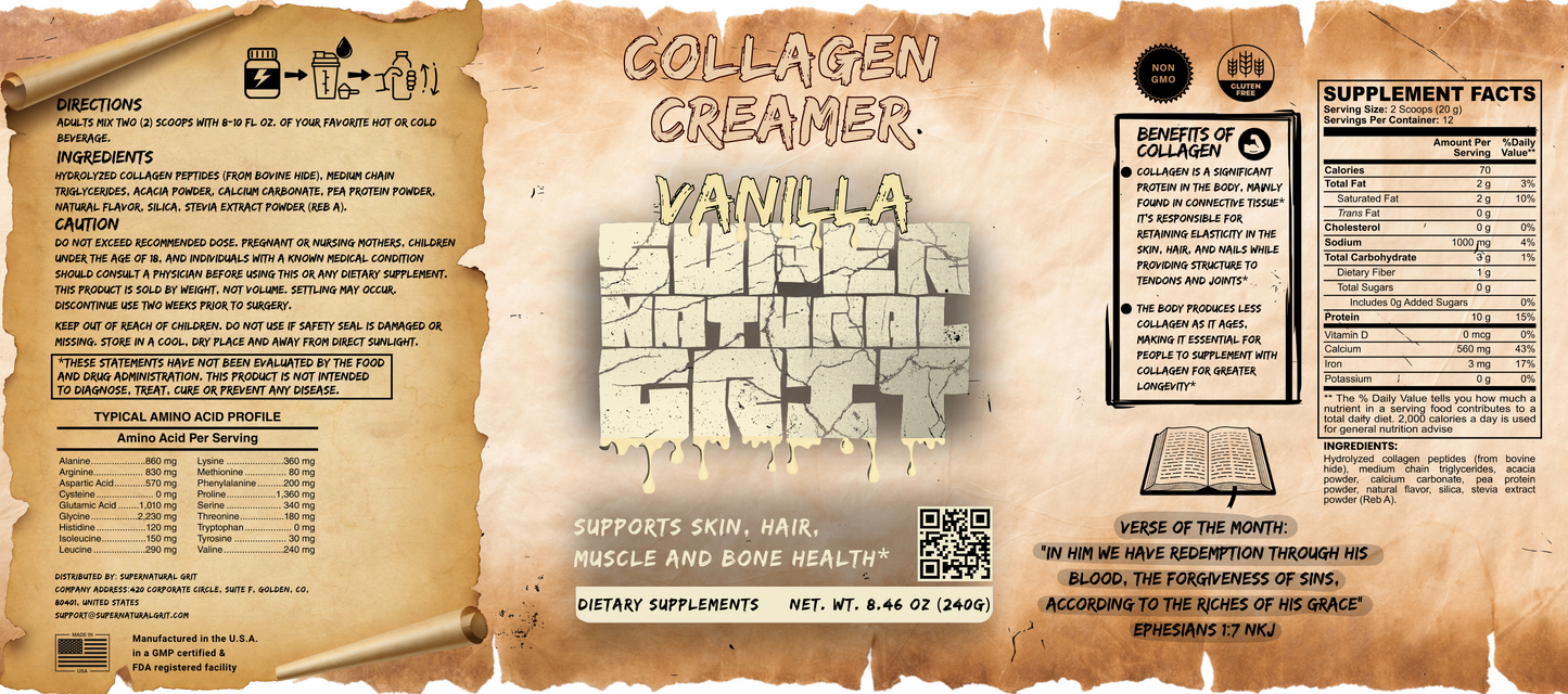 Collagen Creamer (Vanilla)