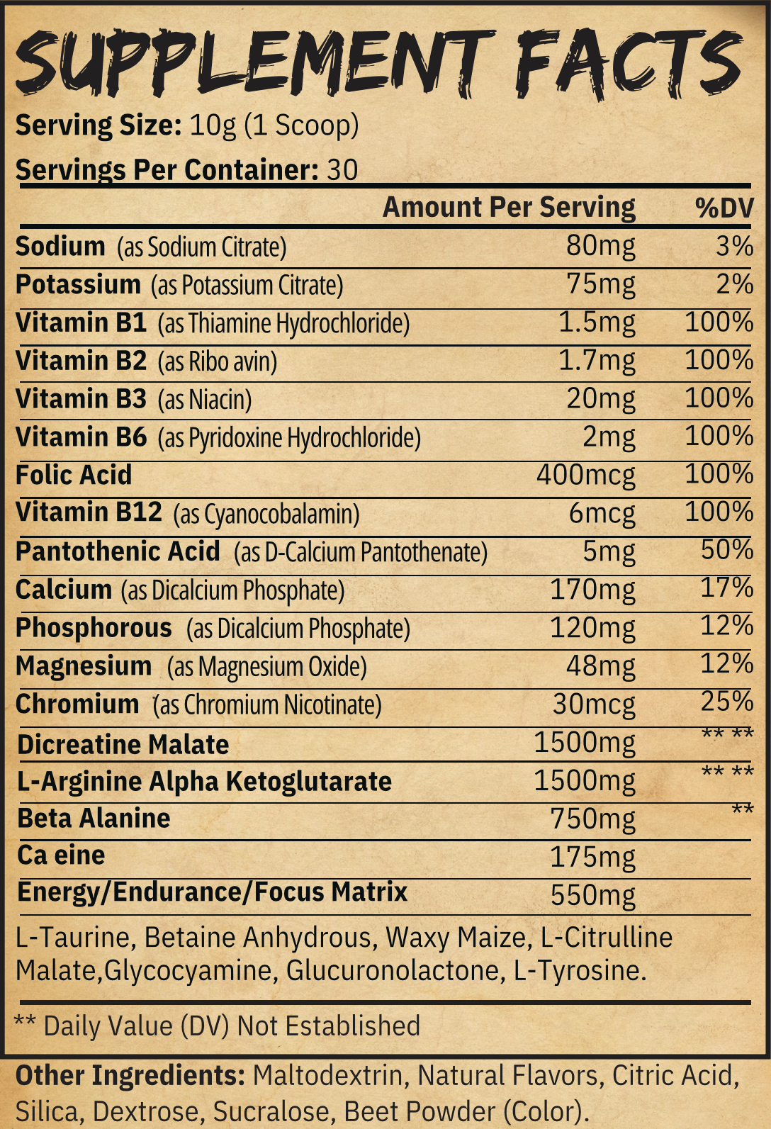 Pre-Workout (Honeydew-Watermelon)