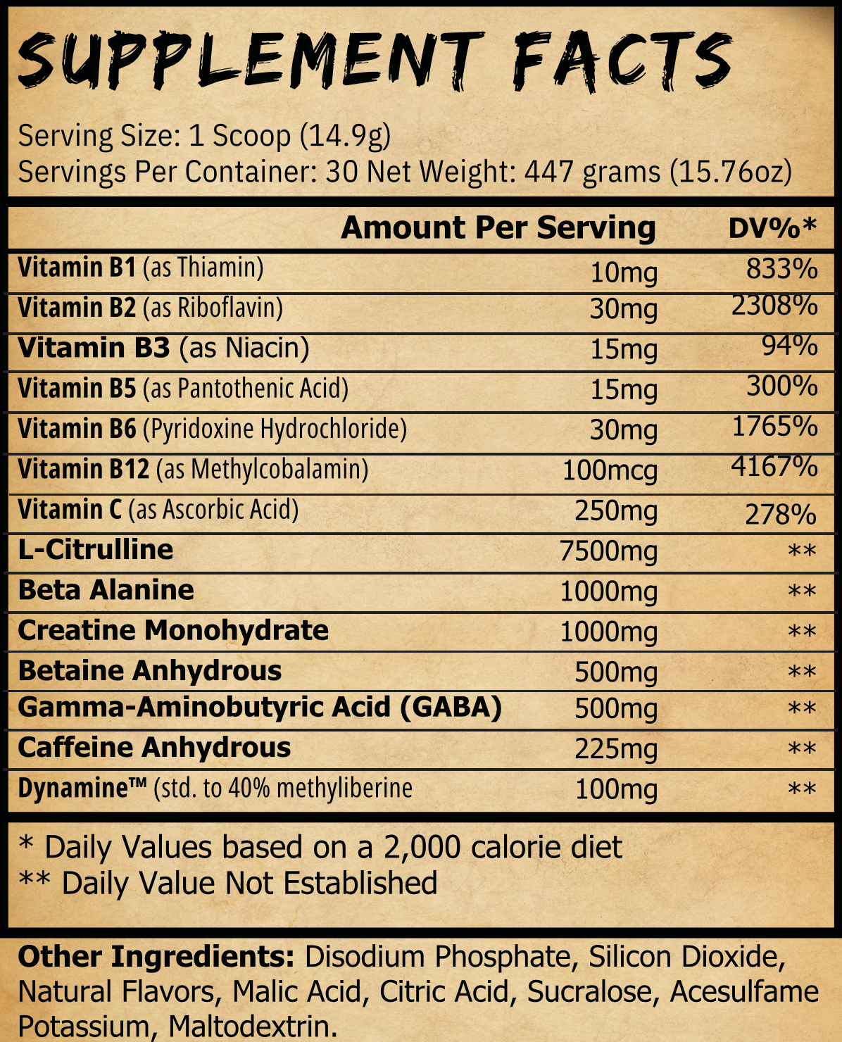 Pre-Workout (Tropical Sunrise)