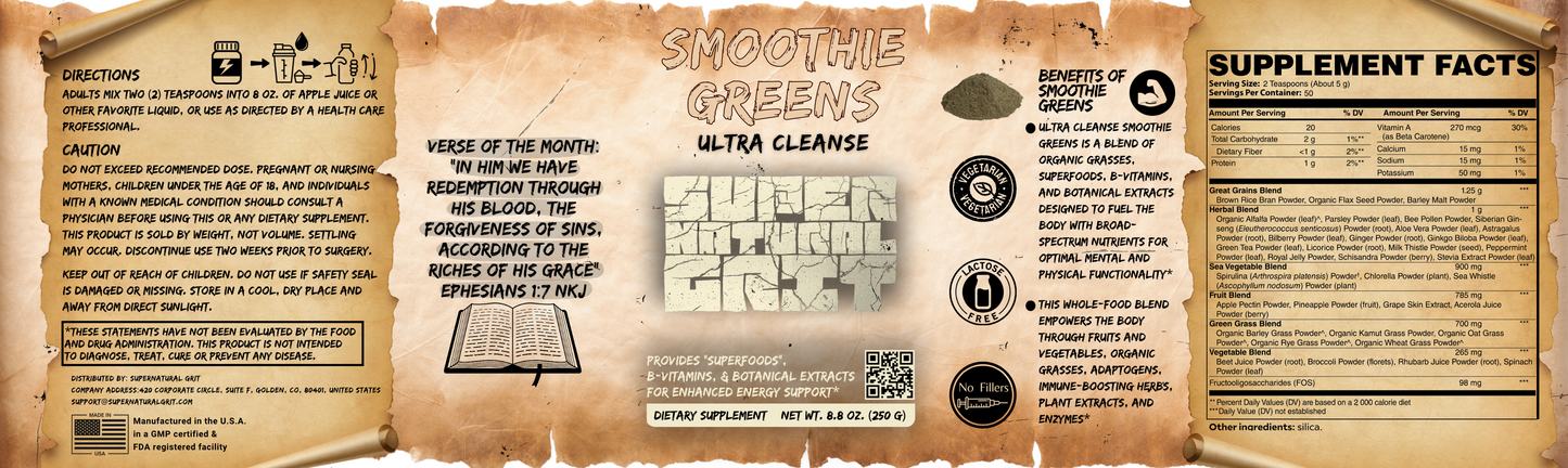 Ultra Cleanse Smoothie Greens